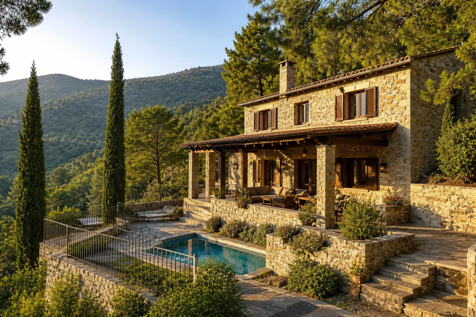 Representative holiday villa in Troodos Mountains
